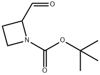 N-BOC-氮杂环丁烷-2-甲醛, 852324-38-0, 结构式