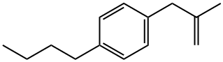 3-(4-N-BUTYLPHENYL)-2-METHYL-1-PROPENE Struktur