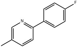 2-(4-氟苯基)-5-甲基吡啶, 85237-65-6, 结构式