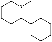 2-cyclohexyl-1-methylpiperidine 结构式
