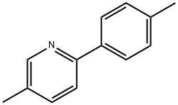 5-メチル-2-(4-メチルフェニル)ピリジン 化学構造式