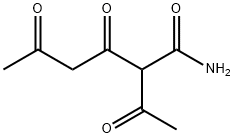 1-acetamido-2,4-dioxopentyl acetate 结构式