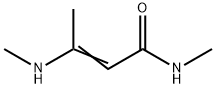 N-methyl-3-(methylamino)-2-butenamide, 85237-86-1, 结构式