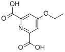 4-エトキシ-2,6-ピリジンジカルボン酸 化学構造式
