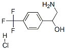 2-AMINO-1-(4-TRIFLUOROMETHYL-PHENYL)-ETHANOL HCL Structure