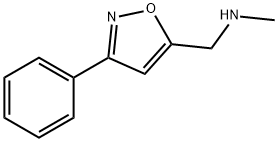5-N-甲基氨甲基-3-苯基异噁唑, 852431-00-6, 结构式
