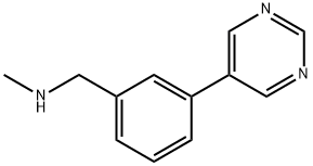 N-METHYL-N-(3-PYRIMIDIN-5-YLBENZYL)AMINE Struktur