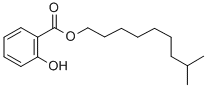 サリチル酸イソデシル 化学構造式