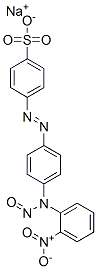 sodium 4-[[4-[(nitrophenyl)nitrosoamino]phenyl]azo]benzenesulphonate 结构式