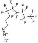 4,4,5,5,6,6,7,7,8,8,9,9,9-Tridecafluorononyl azide Struktur