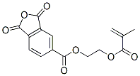2-(2-methylprop-2-enoyloxy)ethyl 1,3-dioxoisobenzofuran-5-carboxylate 结构式