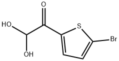 5-BROMO-2-THIOPHENEGLYOXAL HYDRATE Structure