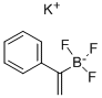 (1-フェニルビニル)トリフルオロほう酸カリウム 化学構造式