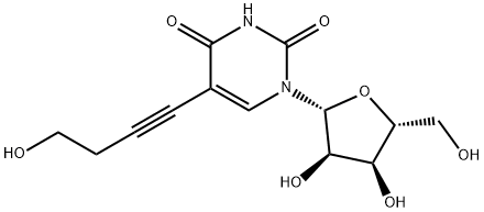 5-(4-羟基-1-丁炔基)尿苷 结构式