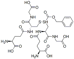 S-carbobenzoxyglutathione 结构式