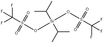 二异丙基硅基双(三氟甲烷磺酸盐),85272-30-6,结构式