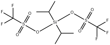 DIISOPROPYLSILYL BIS(TRIFLUOROMETHANESULFONATE) Struktur