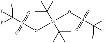 DI-TERT-BUTYLSILYL BIS(TRIFLUOROMETHANESULFONATE) Structure