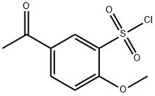 Benzenesulfonyl chloride, 5-acetyl-2-methoxy- (9CI) 结构式
