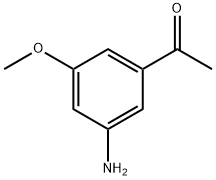 Ethanone, 1-(3-amino-5-methoxyphenyl)- (9CI) Structure