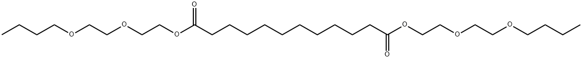 ドデカン二酸ビス[2-(2-ブトキシエトキシ)エチル] 化学構造式