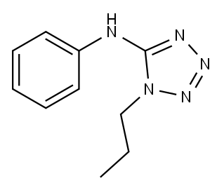1-Propyl-5-(phenylamino)-1H-tetrazole Structure