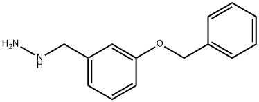 (3-BENZYLOXY-BENZYL)-HYDRAZINE Structure