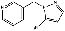 1-(ピリジン-3-イルメチル)-1H-ピラゾール-5-アミン 化学構造式