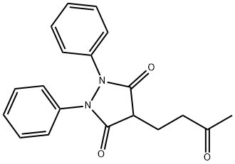ケトフェニルブタゾン 化学構造式