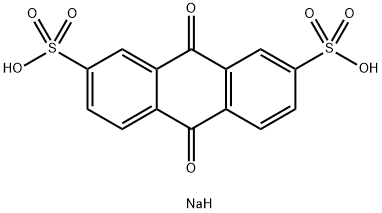 アントラキノン-2,7-ジスルホン酸 ジナトリウム 化学構造式