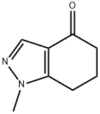 1-methyl-6,7-dihydro-1H-indazol-4(5H)-one 结构式