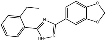 3-(2-Ethylphenyl)-5-piperonyl-1H-1,2,4-triazole Structure