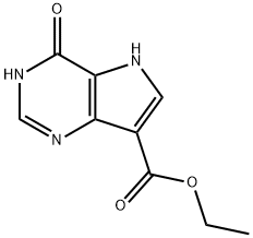 ETHYL 4,5-DIHYDRO-4-OXO-1H-PYRROLO[3,2-D]PYRIMIDINE-7-CARBOXYLATE Struktur