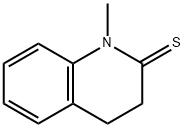 2(1H)-Quinolinethione,  3,4-dihydro-1-methyl- 结构式