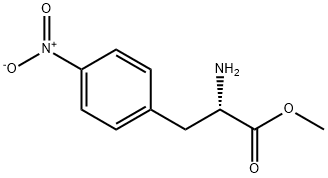 4-硝基苯基丙氨酸甲酯 结构式