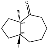 trans-3a-Methylperhydroazulen-4(1H)-one 结构式