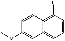 Naphthalene, 1-fluoro-6-methoxy- (9CI) Structure