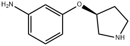 S-3-(3-AMINOPHENOXY)PYRROLIDINE Structure