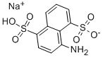 8-AMINO-1,5-NAPHTHALENEDISULFONIC ACID MONOSODIUM SALT Structure