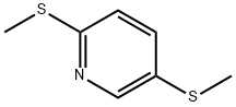 2,5-bis(methylthio)pyridine 化学構造式