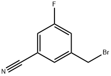 3-Bromomethyl-5-fluoro-benzonitrile Structure