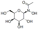 Acetamide, N-.beta.-D-galactopyranosyl-N-hydroxy- Structure