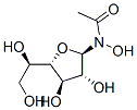 Acetamide, N-.beta.-D-galactofuranosyl-N-hydroxy- Structure