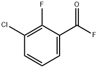 3-クロロ-2-フルオロベンゾイルフルオリド 化学構造式