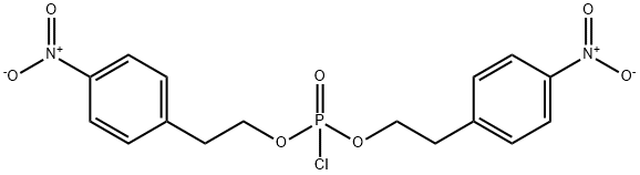 BIS[2-(P-NITROPHENYL)ETHYL] PHOSPHOROCHLORIDATE Structure