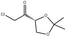 Ethanone, 2-chloro-1-(2,2-dimethyl-1,3-dioxolan-4-yl)-, (R)- (9CI) 化学構造式