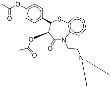 4’-O-Desmethyl 4’-O-Acetyl Diltiazem Structure