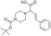 (3E)-2-(4-BOC-PIPERAZINYL)-4-PHENYL-3-BUTENOIC ACID Struktur