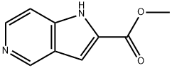 1H-Pyrrolo[3,2-c]pyridine-2-carboxylic acid, Methyl ester Structure