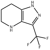 3-(trifluoroMethyl)-1H,4H,5H,6H,7H-pyrazolo[4,3-
b]pyridine Structure